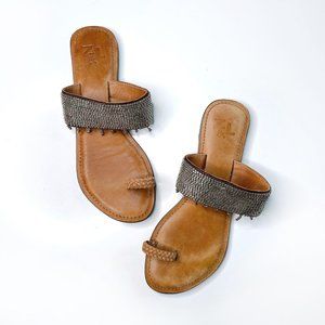 z&l europe leather boho sandals - size 38